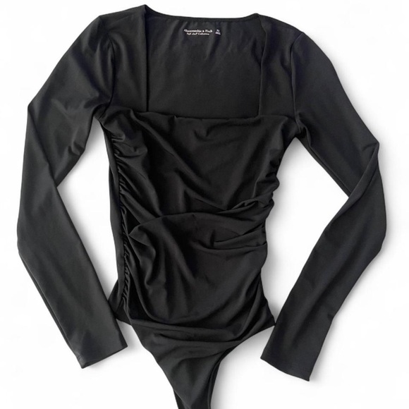 Abercrombie & Fitch Tops - Abercrombie and Fitch Black Long Sleeve Bodysuit never worn NWOT